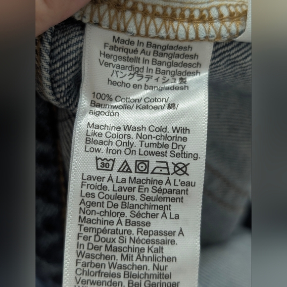 J.Crew 90s Vintage Baggy Jeans Size 29 High Rise Y2K Wide Leg Denim NWT - Picture 6 of 7